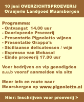 Aanmelden voor de proeverij van PIGNOLETTO wijnen op 10 juni in Maarsbergen